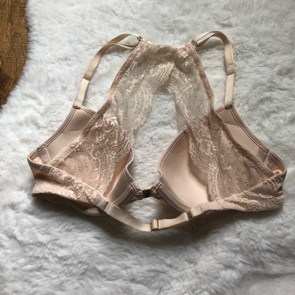 Third love pink front clasp bra 32C/34B/36A